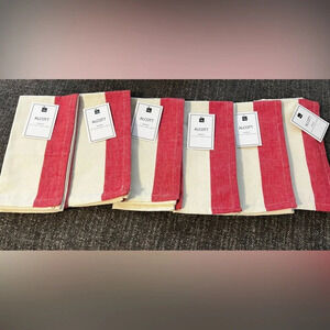 NWT 6 Alcott Cotton Napkins